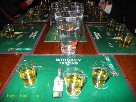 A tasting at the Jameson Experience, Midleton Ireland
