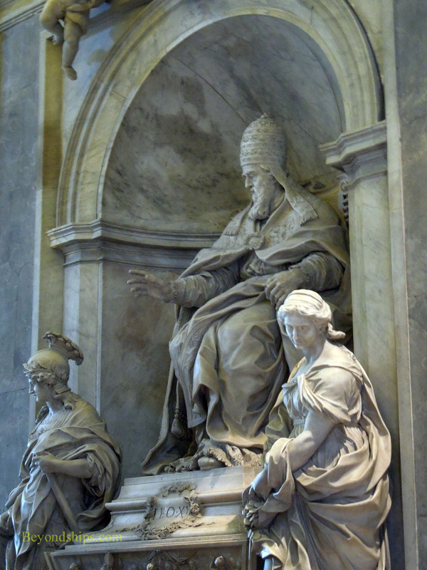 Monument to Pope Leo XI, St Peter's Basilica