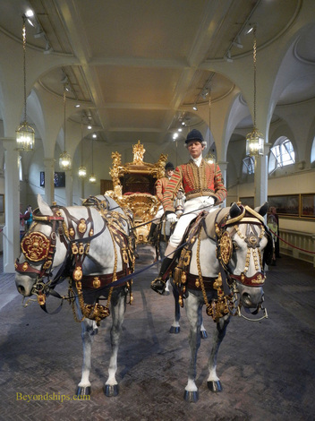 Gold State Coach, Royal Mews, Buckingham Palace, London