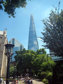The Shard from Southwark Cathedral