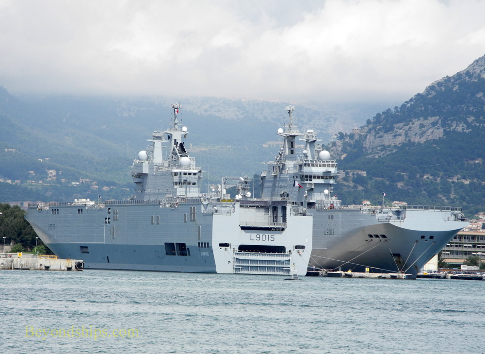 French navy ships in Toulon