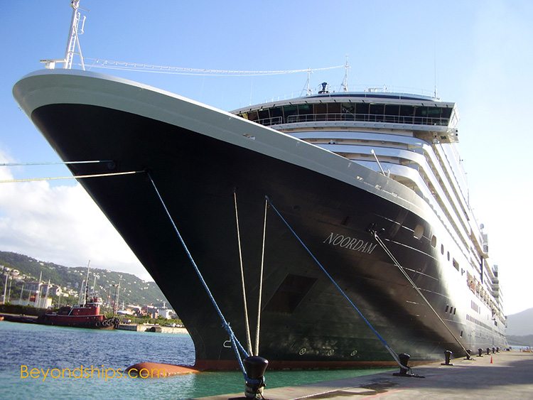 Noordam cruise ship in St. Thomas