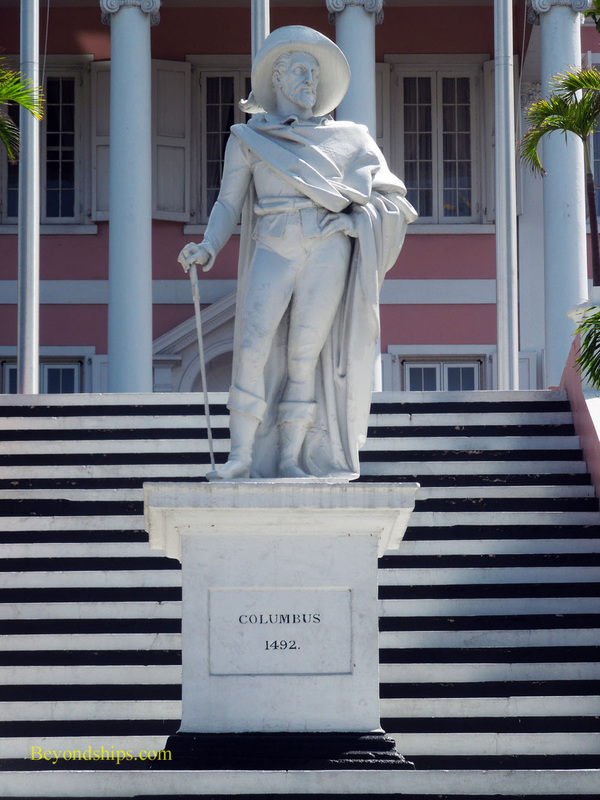 Christopher Columbus statue, Nassau, The Bahamas