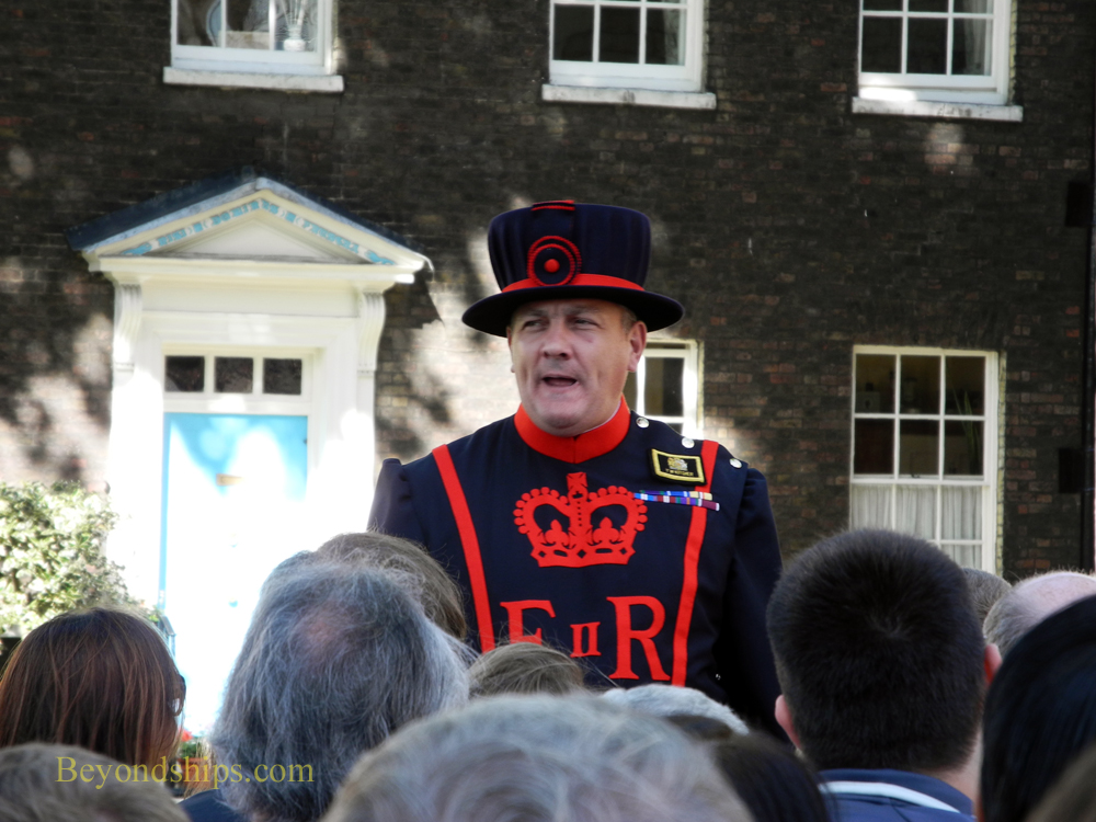 Yeoman Warder (Beefeeater) at The Tower of London 