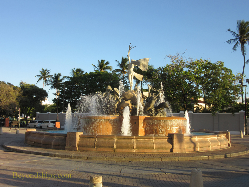 Racies Fountain, Old San Juan, Puerto Rico 