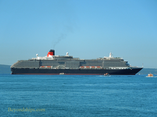 Queen Victoria cruise ship off Split Croatia
