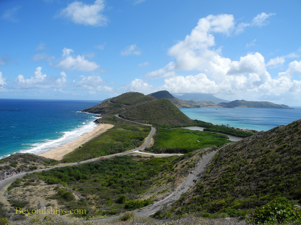 St Kitts South East Peninsula from Timothy Hill