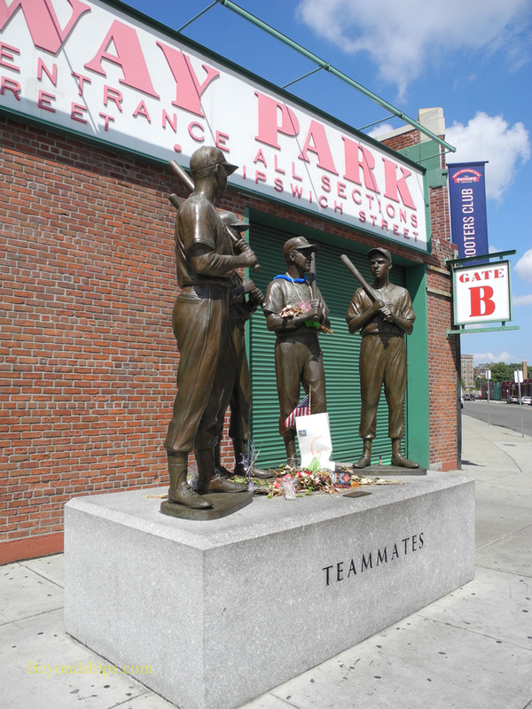 Teamates statue Fenway Park Boston
