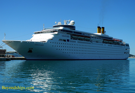 Cruise ship Costa Classica in Split Croatia