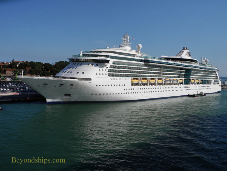Picture cruise ship Serenade of the Seas in Venice