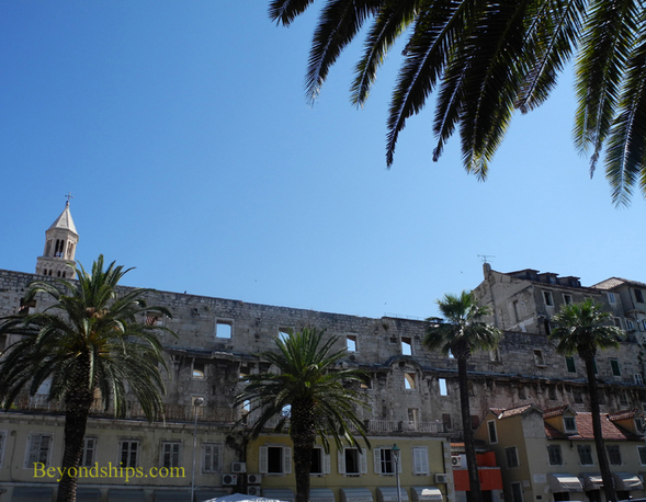Split Croatia, south wall of Diocletian's Palace