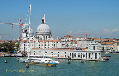 Picture cruise destination Venice Italy customs house