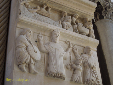 Relief in Diocletian's Palace Split Croatia