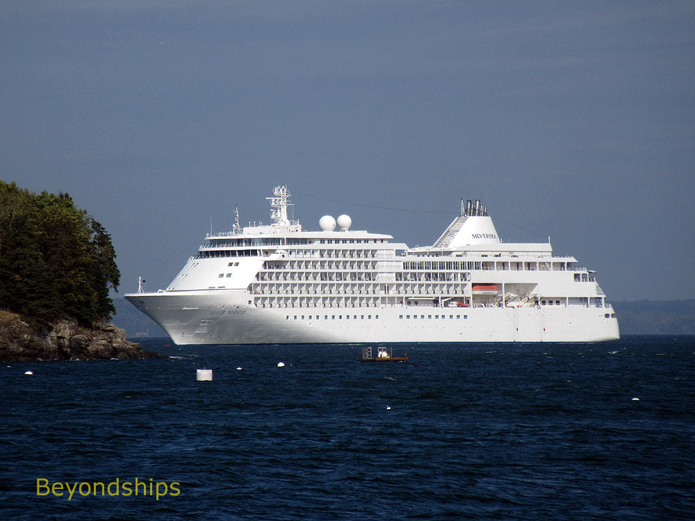 Cruise ship Silver Whisper, Bar Harbor