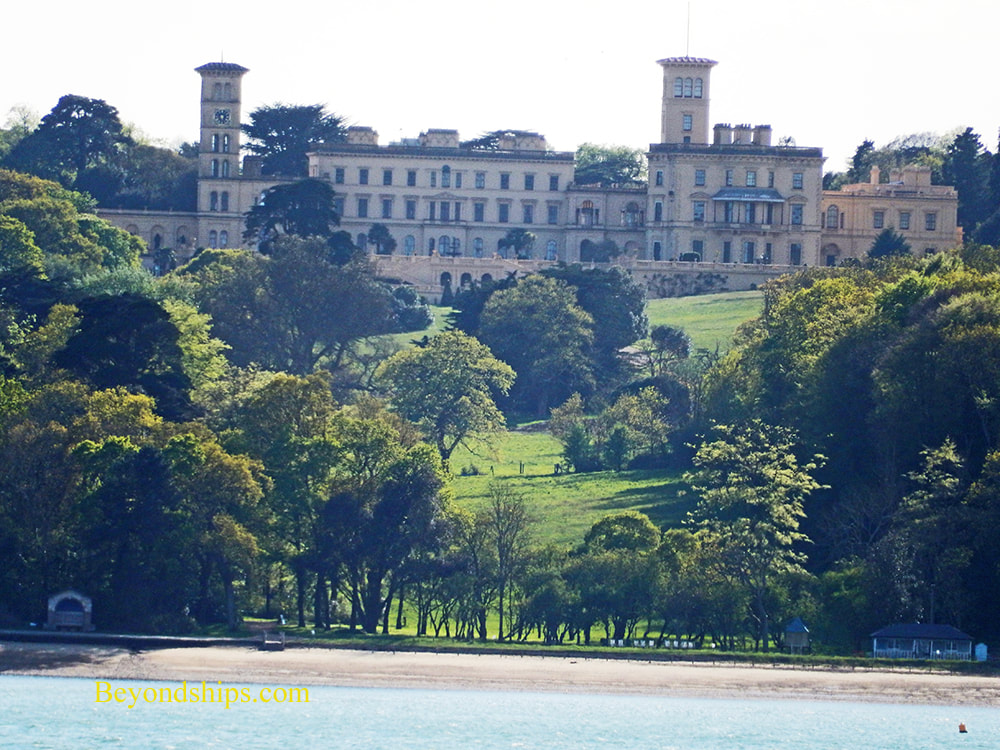 Osbourne House from the sea