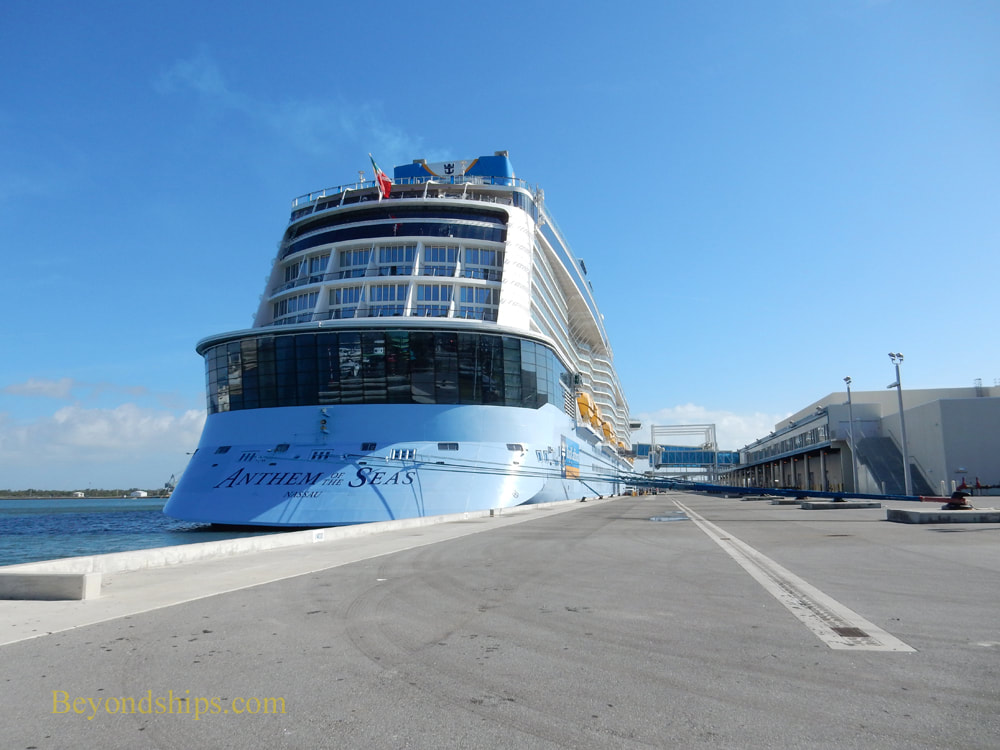 Cruise ship Anthem of the Seas at the Port Canaveral cruise port