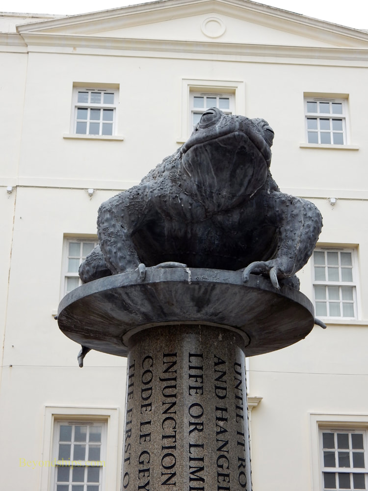 Toad statue, St. Helier, Jersey