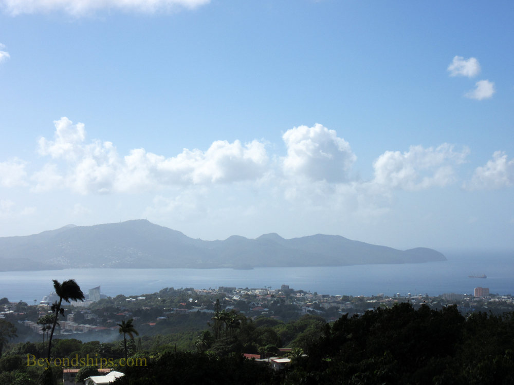 View of Martinique