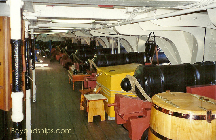 USS Constitution gun deck