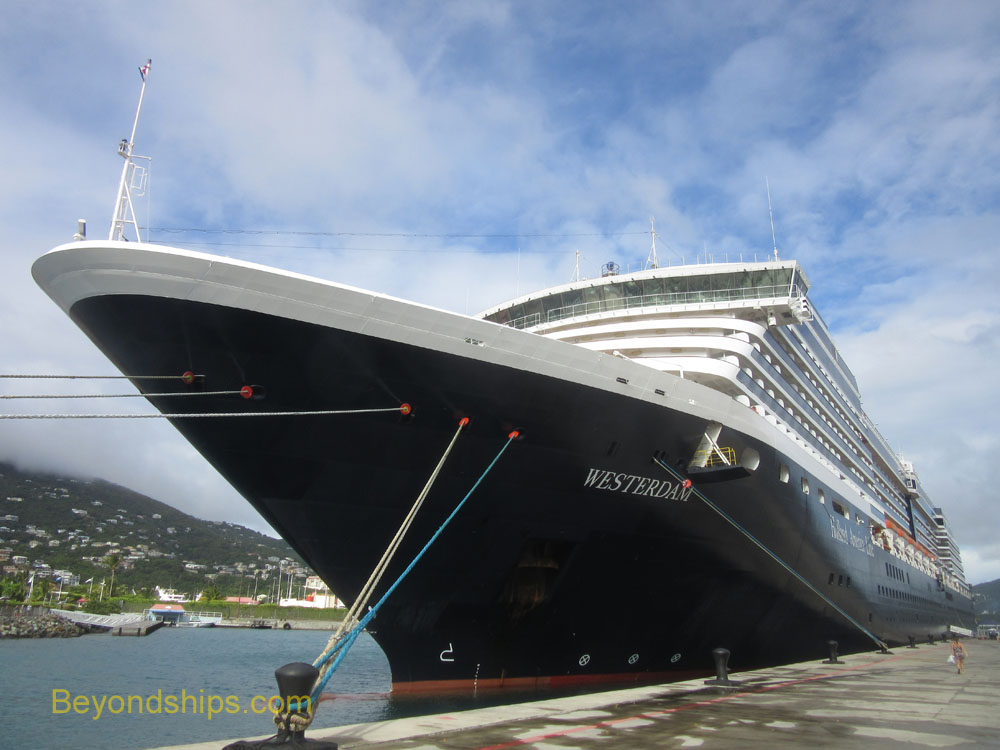 Westerdam cruise ship in St. Thomas