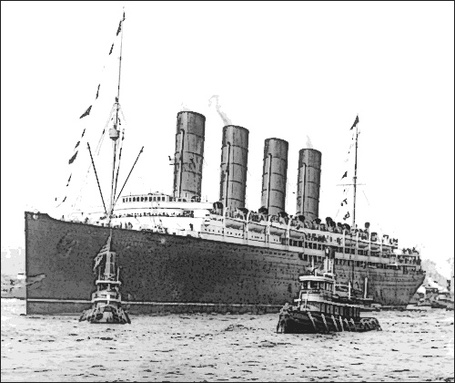 Cunard liner Lusitania