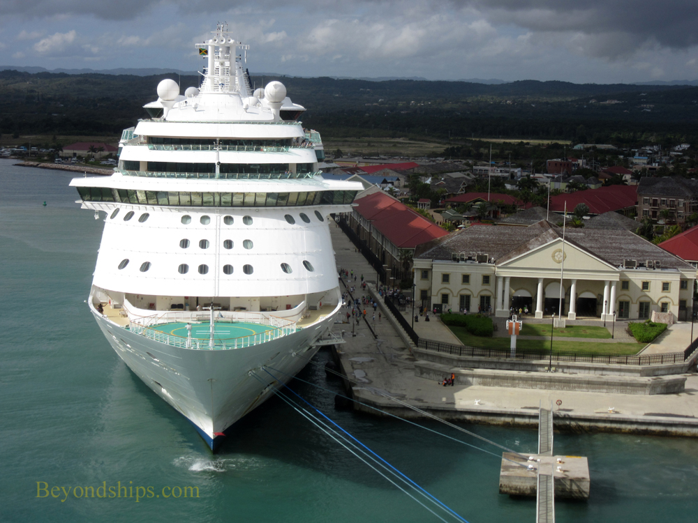 Cruise ship Serenade of the Seas in Falmouth Jamaica