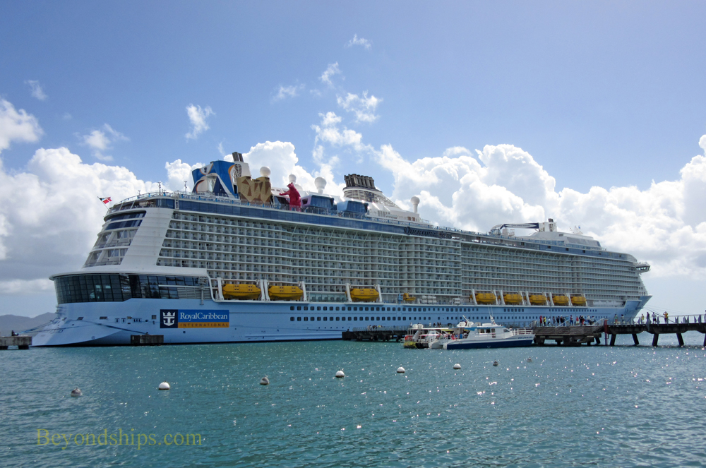 Quantum of the Seas cruise ship in Martinique