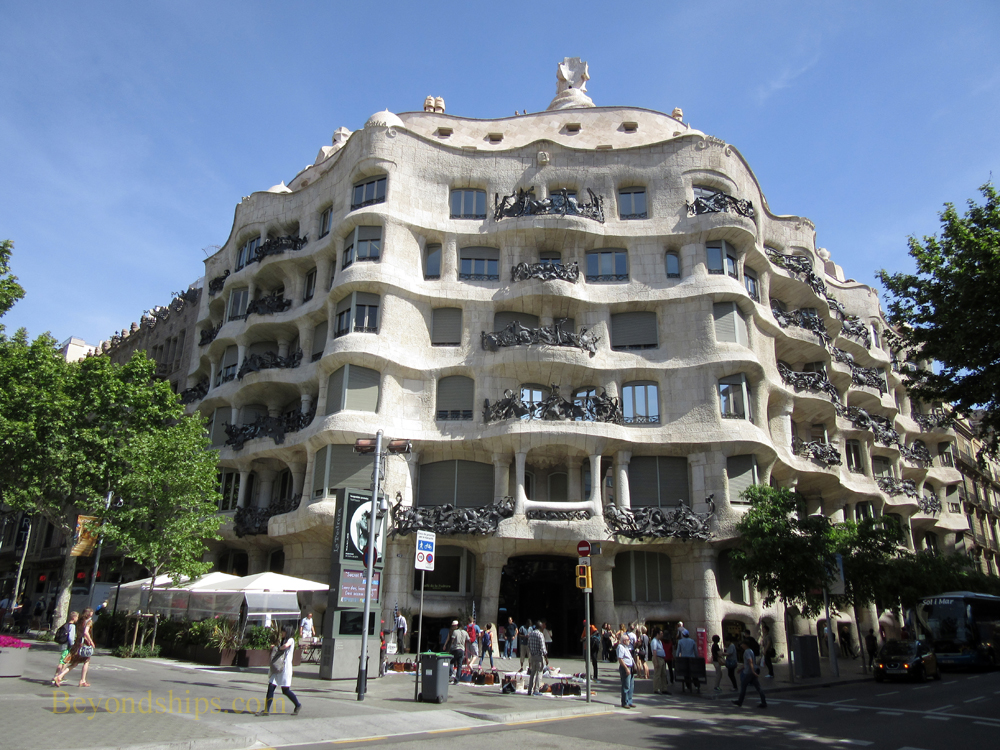 Gaudi's Le Pedreria, Barcelona