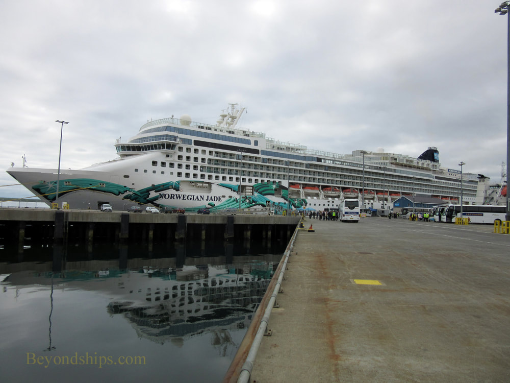 Norwegian Jade at the Orkney cruise port