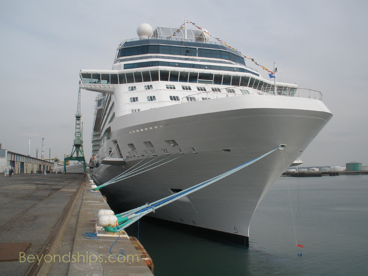 Cruise ship Celebrity Eclipse in Le Havre, France