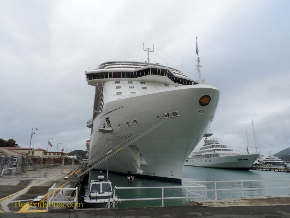 Royal Princess cruise ship in St. Thomas