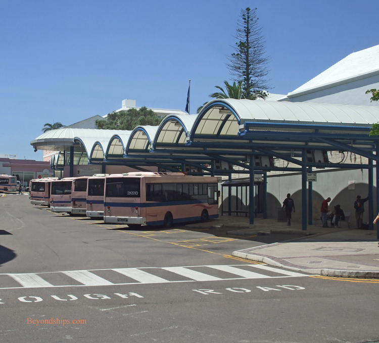 Bus station Hamilton Bermuda