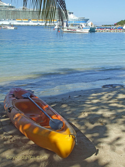 kayak at Royal Caribbean's Labadee