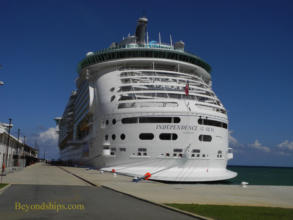 Cruise ship Independence of the Seas in Falmouth Jamaica