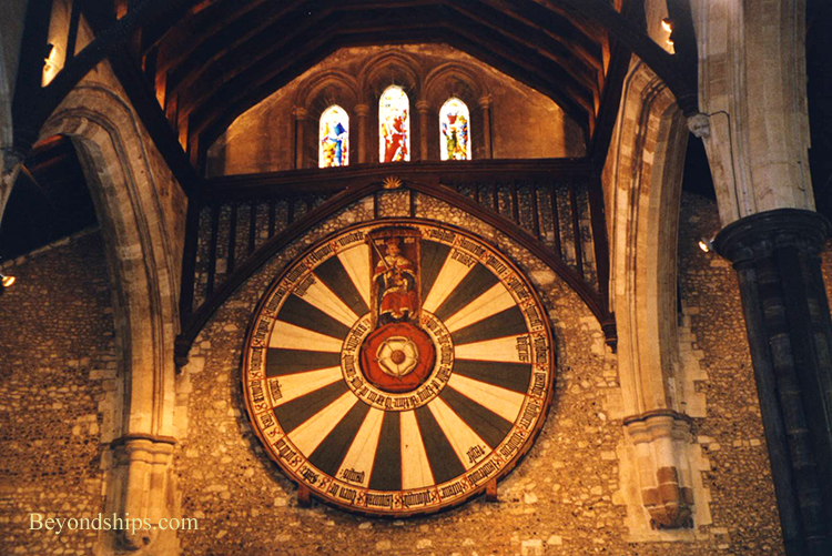 The Round Table at Winchester Castle.