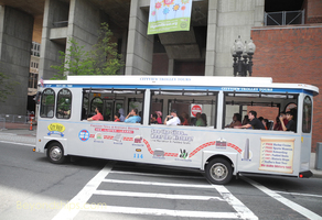 Boston tour bus