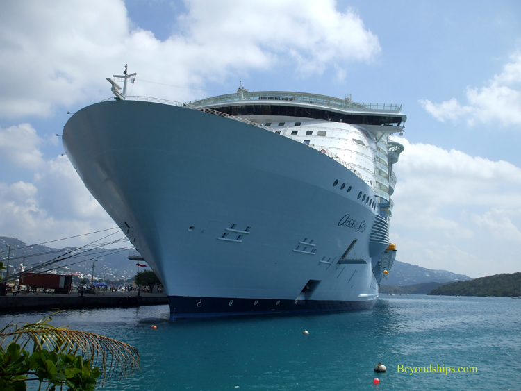 Oasis of the Seas cruise ship in St. Thomas