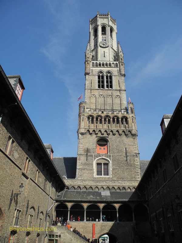 Belfry at the Market Hall, Bruges