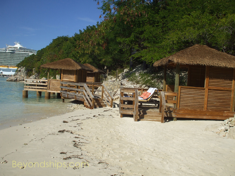 Cabanas at Royal Caribbean's Labadee
