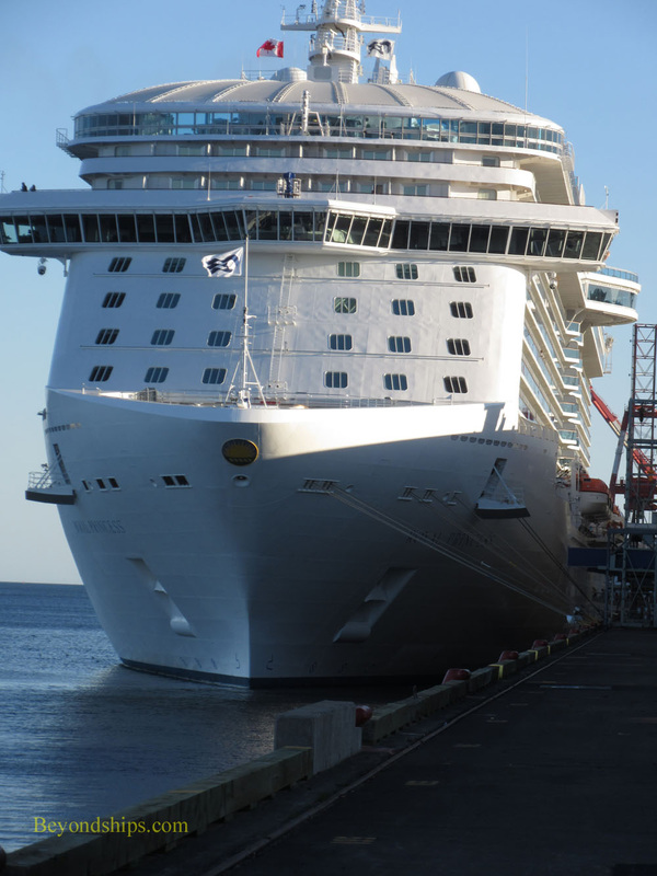 Royal Princess cruise ship in Halifax, Nova Scotia