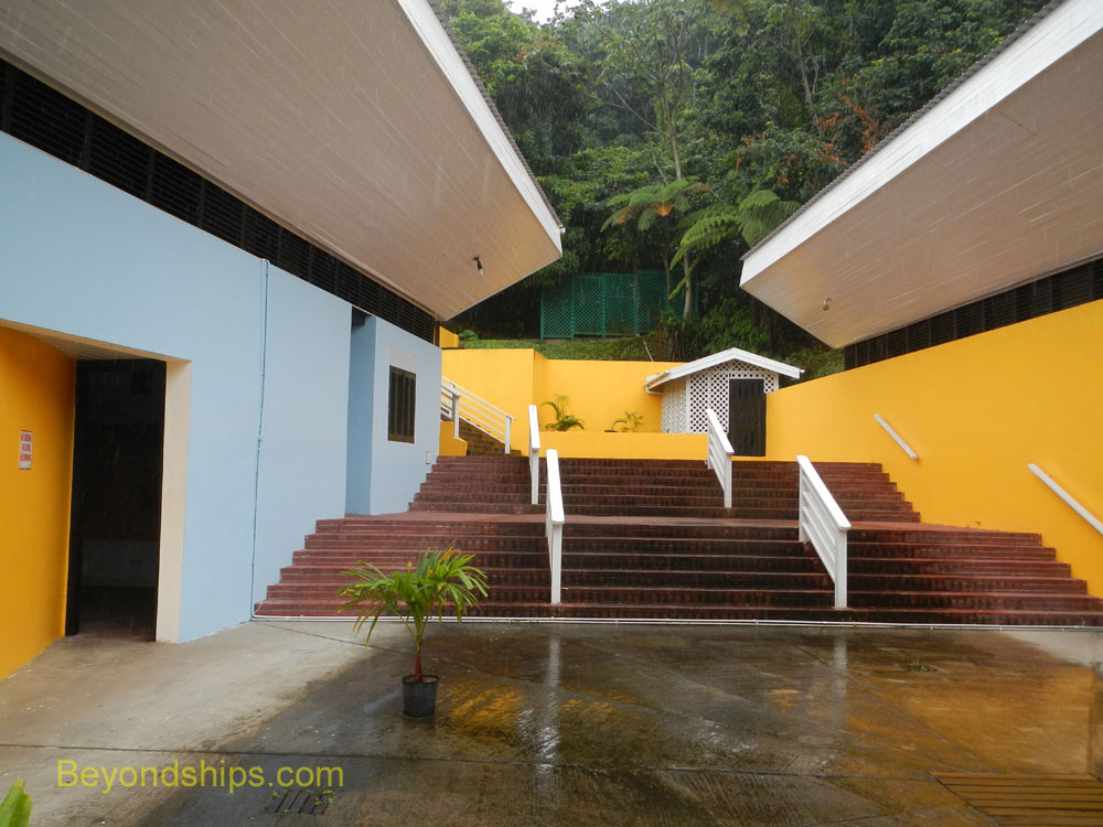 Interpretation center, Sulphr Springs National Park, St Lucia