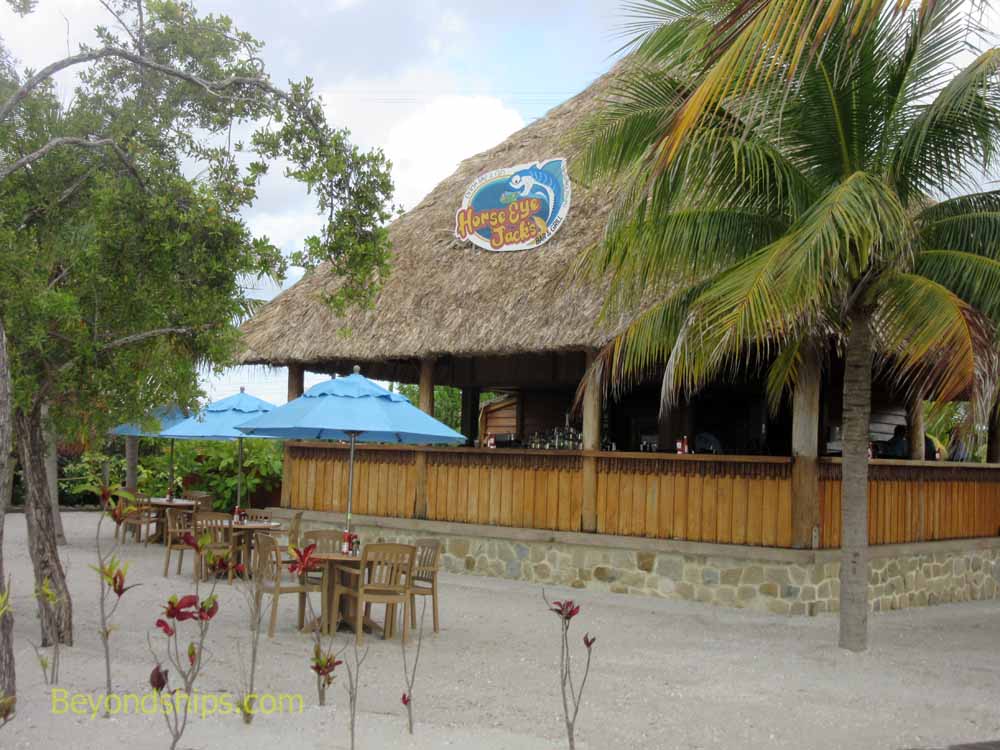 Harvest Caye bars and dining
