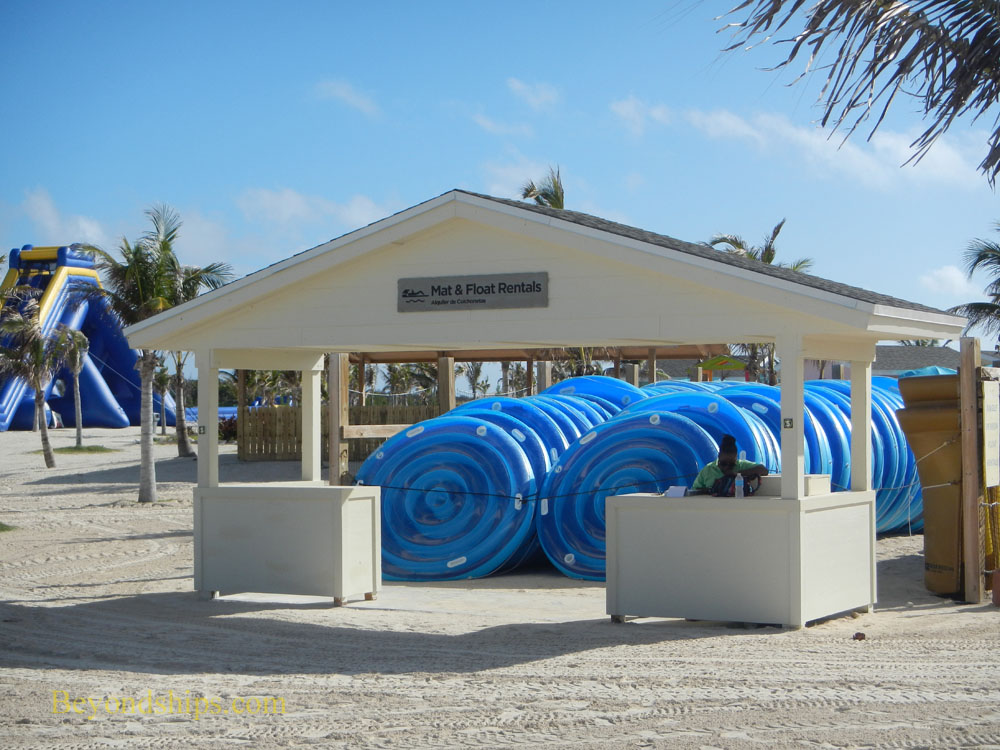 Great Stirrup Cay mats and floats