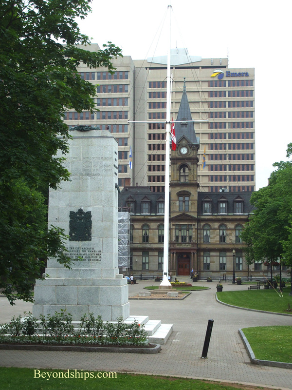 Cenotaph and City Hall, Grand parade Ground, Halifax, Nova Scotia