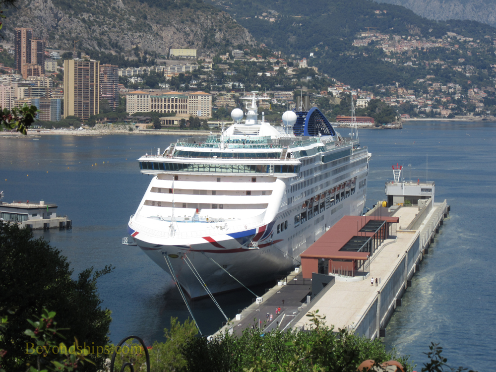 Cruise ship Oceana at the Monaco cruise terminal