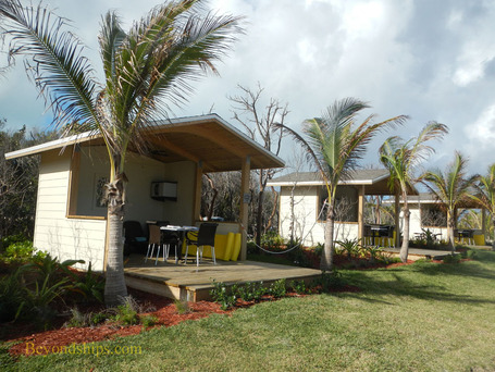 Great Stirrup Cay beach cabanas