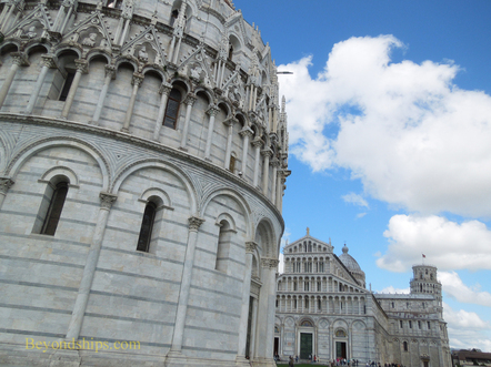 Baptistery and Cathedral, Pisa, Italy