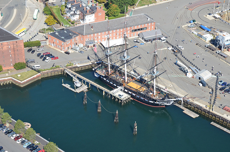 USS Constitution at the Cahrlestown Navy Yard