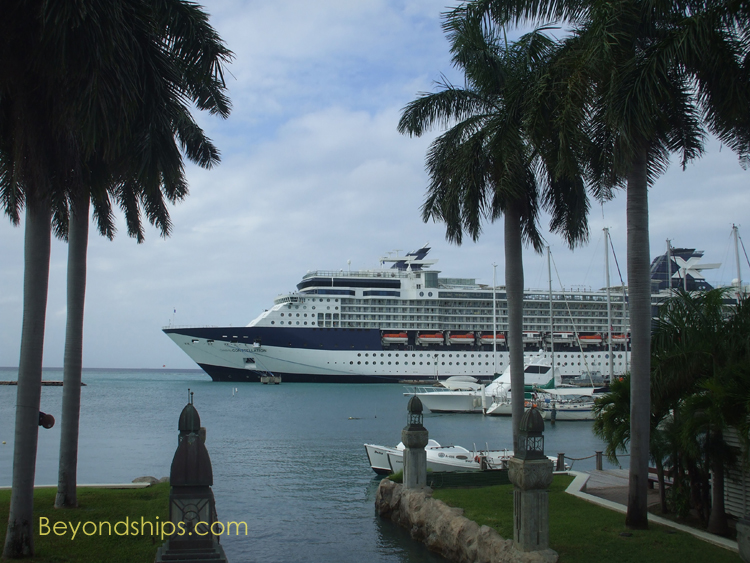 Celebrity Constellation cruise ship in Aruba