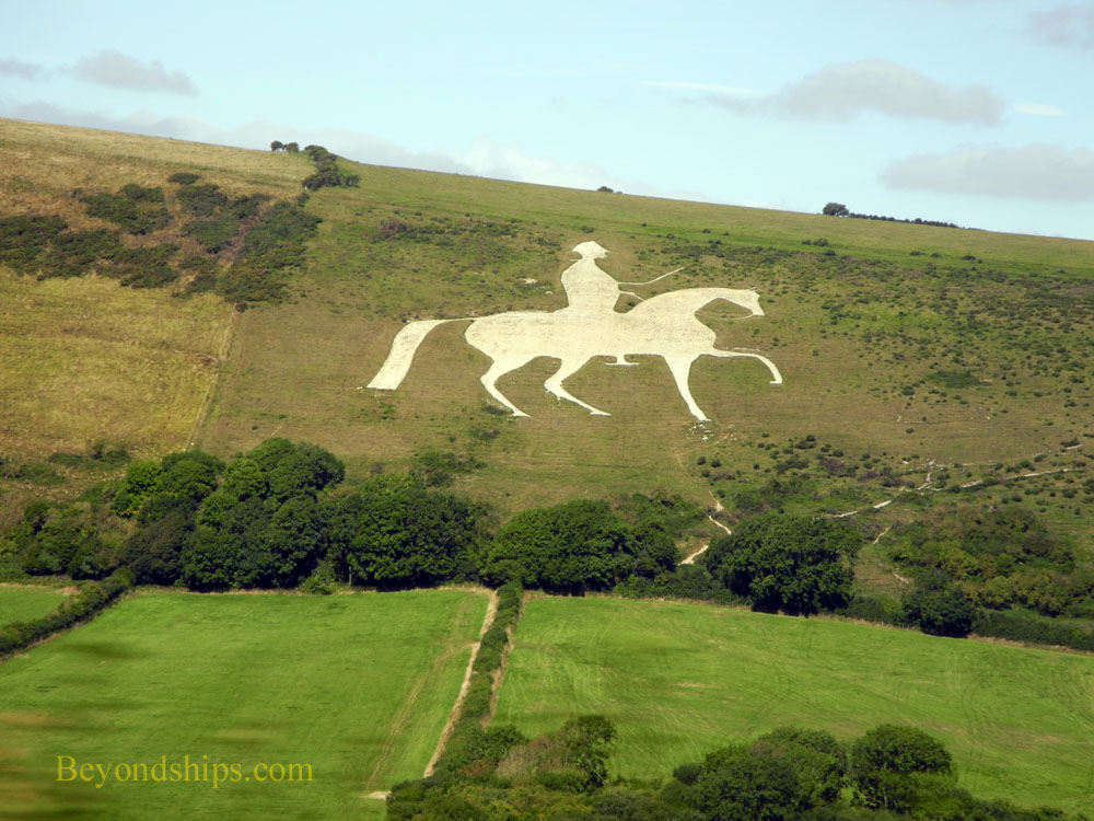 Osmington White Horse, Dorset, England